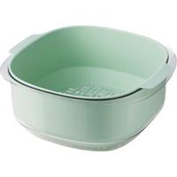 SUNCHA 双枪 洗菜篮沥水篮塑料双层洗菜盆子 洗菜神器淘米篮