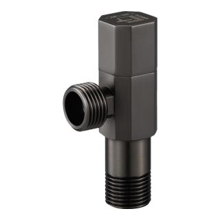 潜水艇 QHF005 四分冷热水通用三角阀 八字阀 黄铜加厚陶瓷阀芯 枪灰色