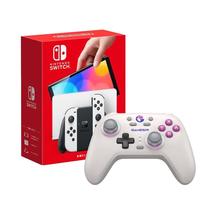 Nintendo任天堂掌上游戏机日版OLED白色+盖世小鸡启明星手柄