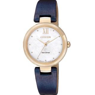 CITIZEN 西铁城 L花语风吟系列 29毫米光动能腕表 EM0533-15D