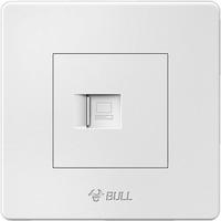 BULL 公牛 G07T102B 一位电脑六类插座 象牙白