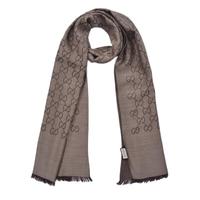 GUCCI 古驰 女士羊毛围巾165904 3G646 9664 棕色 180*45cm