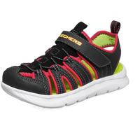 SKECHERS 斯凯奇 C-FLEX SANDAL II 男童凉鞋 400041L/BKRD 黑色/红色 30码