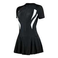 Langsha 浪莎 女子泳衣 20111-2 黑色 L