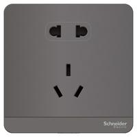 Schneider Electric 施耐德电气 AvatarOn绎尚系列 E83426_10US_SL_C1 五孔插座 荧光灰色