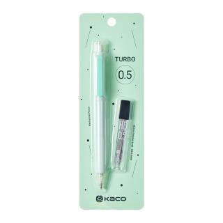 KACO TURBO得宝系列 K5 自动铅笔 绿色 0.5mm HB 单支装+自动铅笔芯 0.5mm HB 单盒装