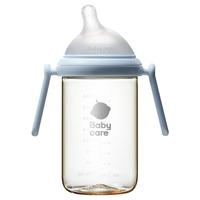 babycare 歪头奶瓶学饮杯 240ml冰川蓝