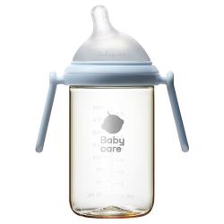 babycare 歪头奶瓶学饮杯 240ml冰川蓝