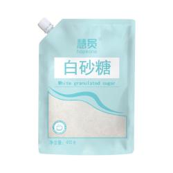慧员 白砂糖400g白糖白砂糖碳化糖调甜品冲饮调味烘焙原料用糖食糖
