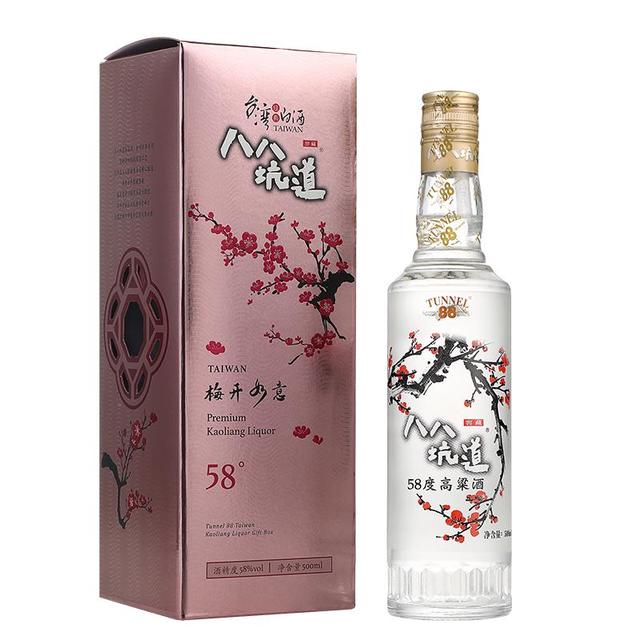 八八坑道 梅开如意 窖藏 58%vol 清香型白酒 500ml 单瓶装