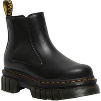 马丁(马汀博士 Dr.Martens)Audrick女款秋季舒适松糕软皮黑色厚底切尔西靴城市轻户外 黑色 37