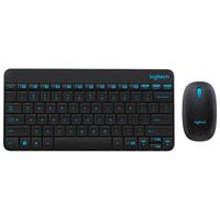 罗技（Logitech）MK240 MK245 nano无线键盘鼠标套装 迷你键鼠套装 商务办公 MK245 Nano黑色