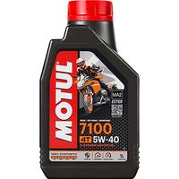 摩特(MOTUL)7100酯类全合成摩托车机油四冲程赛道级摩油SN 5W-40 1L