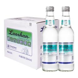 崂山矿泉 白花蛇草水 0糖0脂0卡 经典玻璃瓶 330ml*12瓶