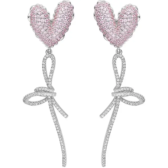 HEFANG Jewelry 何方珠宝 怦然“欣”动系列 HFJ095357 告白气球925银耳环