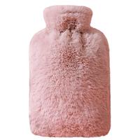 蓝得甜 京寻注水热水袋pvc暖水袋暖肚子热宝灌水防爆加厚保暖手宝粉 2000ml