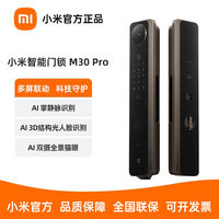 小米 Xiaomi M30Pro 智能门锁 全景双摄 3D结构光人脸识别 防盗入户门锁 指纹锁