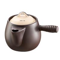 小熊伊万（BEAREWAN）中药砂锅 耐高温中药锅煎药壶3L 燃气灶熬药陶瓷锅瓦煲中药罐沙锅 双矿石⭐耐高温⭐3L