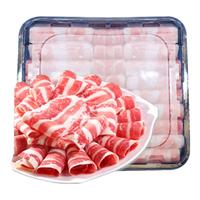 飞天羊国产草原肥羔羊原切羊肉片618g（冷冻） 火锅食材羊肉卷 