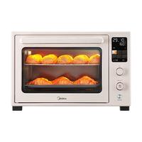 Midea 40L石墨烯免预热家用多功能热风空气炸烤箱Q40