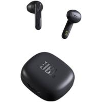 JBL WAVE300TWS 半入耳式 通话降噪 黑色 真无线蓝牙耳机
