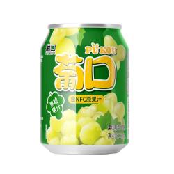 葡口 果肉果汁 葡萄汁饮料  238.00ml 箱装 12罐
