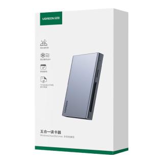  UGREEN/绿联 多卡同读 USB3.0读卡器