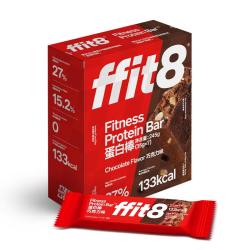 ffit8 蛋白棒乳清蛋白营养能量棒运动健身代餐 饱腹蛋白粉零食 巧克力味