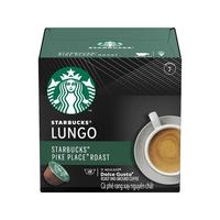 STARBUCKS 星巴克 多趣酷思 LUNGO 咖啡胶囊 派克浓黑 12颗