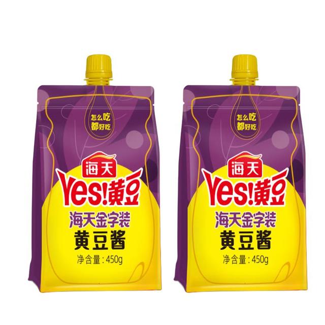 海天 豆瓣酱 金字装黄豆酱450g*2袋