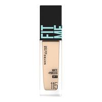 MAYBELLINE 美宝莲 FIT ME系列 定制水感粉底液 柔雾防晒版 #115白皙红润 30ml