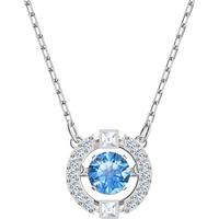 SWAROVSKI 施华洛世奇 SPARKLING DANCE系列 5279425 跳动的心项链 38cm 蓝色