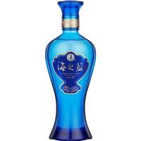 YANGHE洋河海天梦之蓝绵柔浓香型白酒中秋春节海外版 52度 480mL 1瓶 【海之蓝】