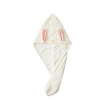 京东京造 干发帽 34*72cm 100g 奶白色