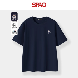 SPAO 100%纯棉 短袖T恤 亲肤透气 男女同款 (任选2件）