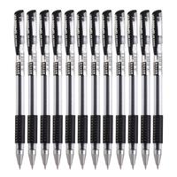 齐心 EG6600 拔帽中性笔 红色 0.5mm 12支装