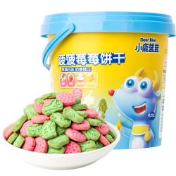 小鹿蓝蓝 菠菠莓莓饼干 草莓菠菜味 108g