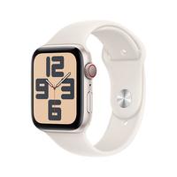 Apple 苹果 Watch SE 2023款 智能手表 GPS+蜂窝版 44mm 星光色 橡胶表带 M/L
