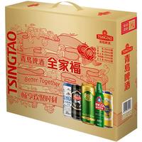 TSINGTAO/青岛啤酒 年货 精酿啤酒  组合500mL+ 473mL 10罐 礼盒装 500mL