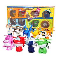 AULDEY 奥迪双钻 超级飞侠系列 710093 迷你变形机器人9只装 典藏版