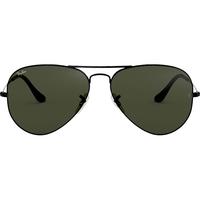Ray-Ban 雷朋 Aviator飞行员系列 男女款太阳镜 0RB3025 L2823 黑框绿片 58mm