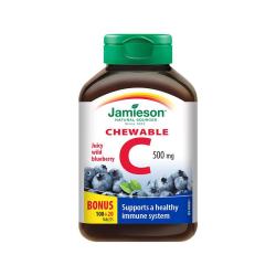 Jamieson 维生素C咀嚼片 蓝莓味 120片