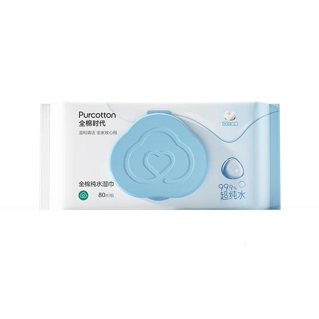 全棉时代 婴儿棉湿巾 定制款 80抽