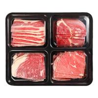 百里炙原切澳洲M3烤肉拼盘套餐   牛肉生鲜烧烤食材 原切澳洲谷饲烧烤拼盘600g