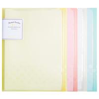 KOKUYO 国誉 淡彩曲奇系列 WSG-CBCW28P A3对折型文件夹 粉色 20袋