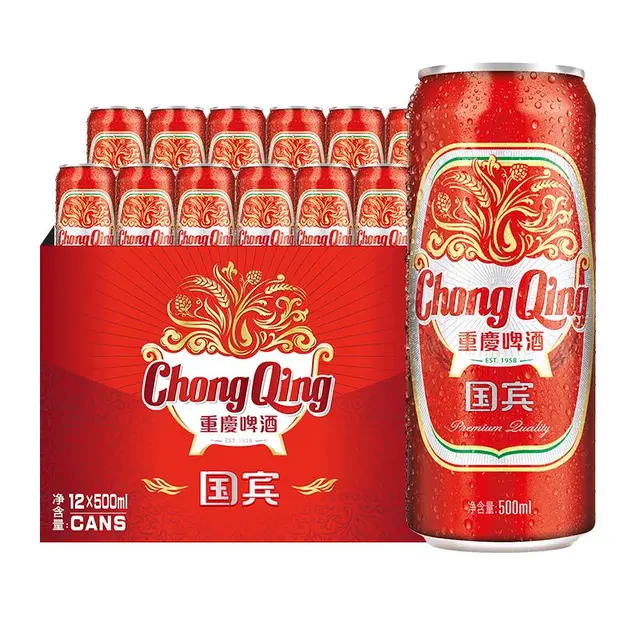 ChongQing 重慶啤酒 国宾 500ml*12罐