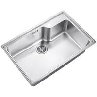 FRANKE 弗兰卡 CNX610-7201A 不锈钢单槽+两功能抽拉龙头 715*455*200mm