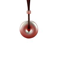 顺庆银楼 平安扣足银项链 38cm