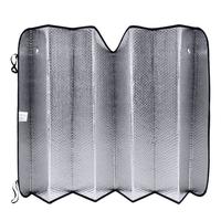 卡饰社 高反光汽车遮阳挡遮阳伞遮阳板车窗遮阳帘前挡遮阳防晒罩 银色