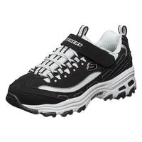 Skechers斯凯奇童鞋熊猫鞋男女童运动鞋老爹鞋魔术贴休闲跑鞋996212L 996212L-BKW【椰乳拿铁】 38